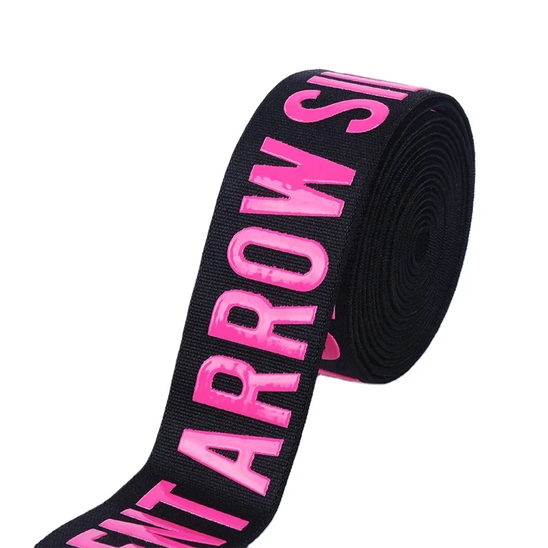 

High quality Polyester Knitting Nylon Silicone Rubber Elastic Band Nylon Elastic Webbing, Accept customized