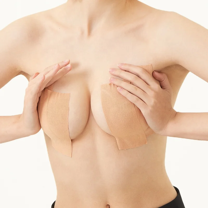 Best Instant Boob Support Hold Up Lift Tape Magic Superpop Adhesive Invisible Breast Lift Strapless Bra Tape