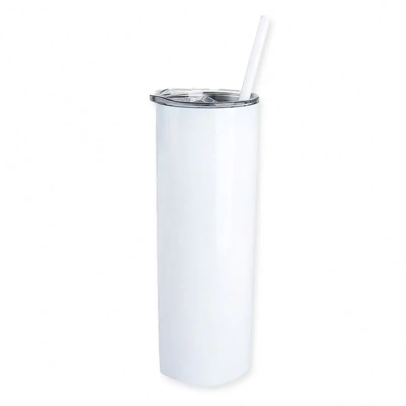 

20oz Sublimation Tumbler Straight Double Walled Vacuum Insulated Sublimation With Straws sublimation tumbler straight, Customized color