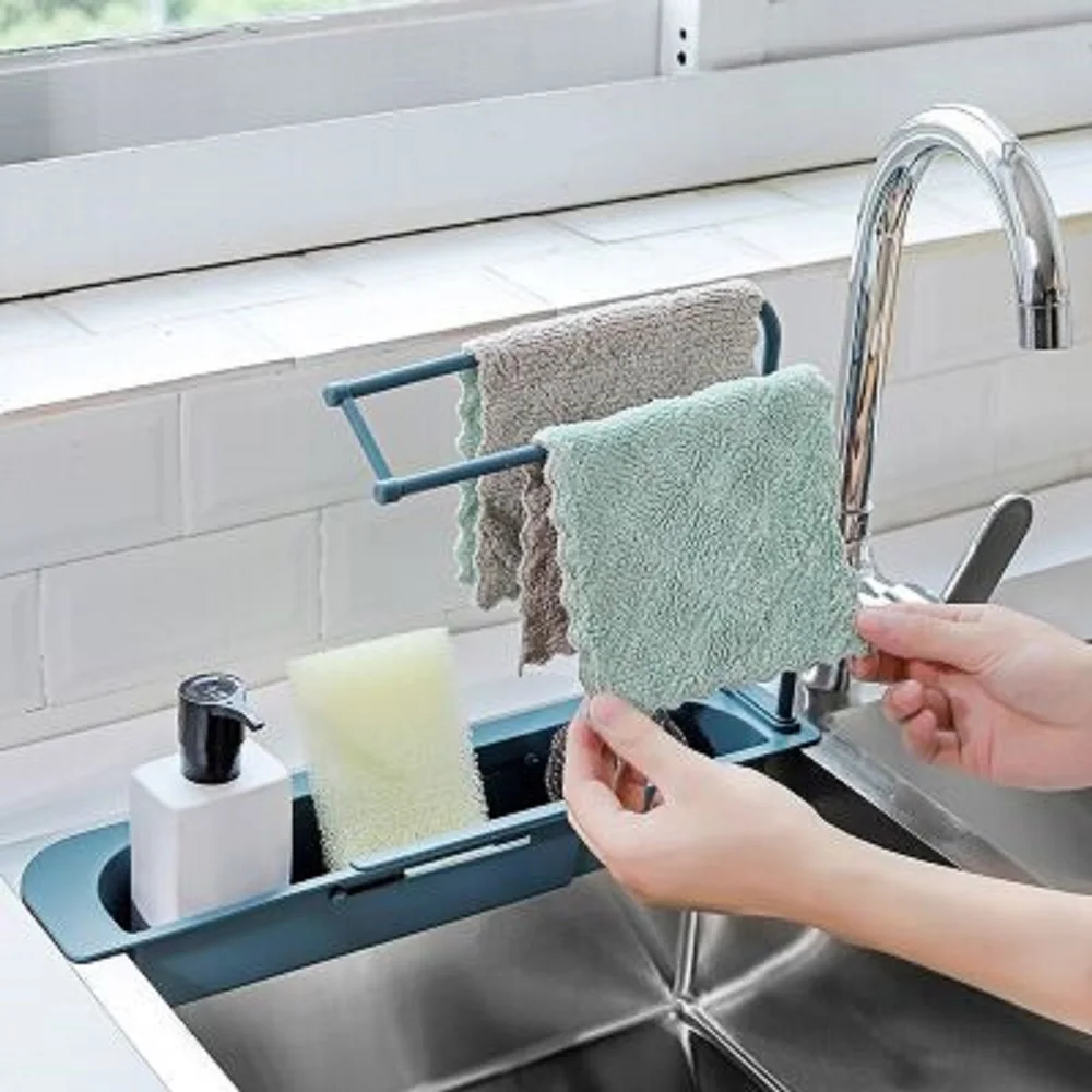

Hanging sink kitchen utensil rack Kitchen sink drain rack