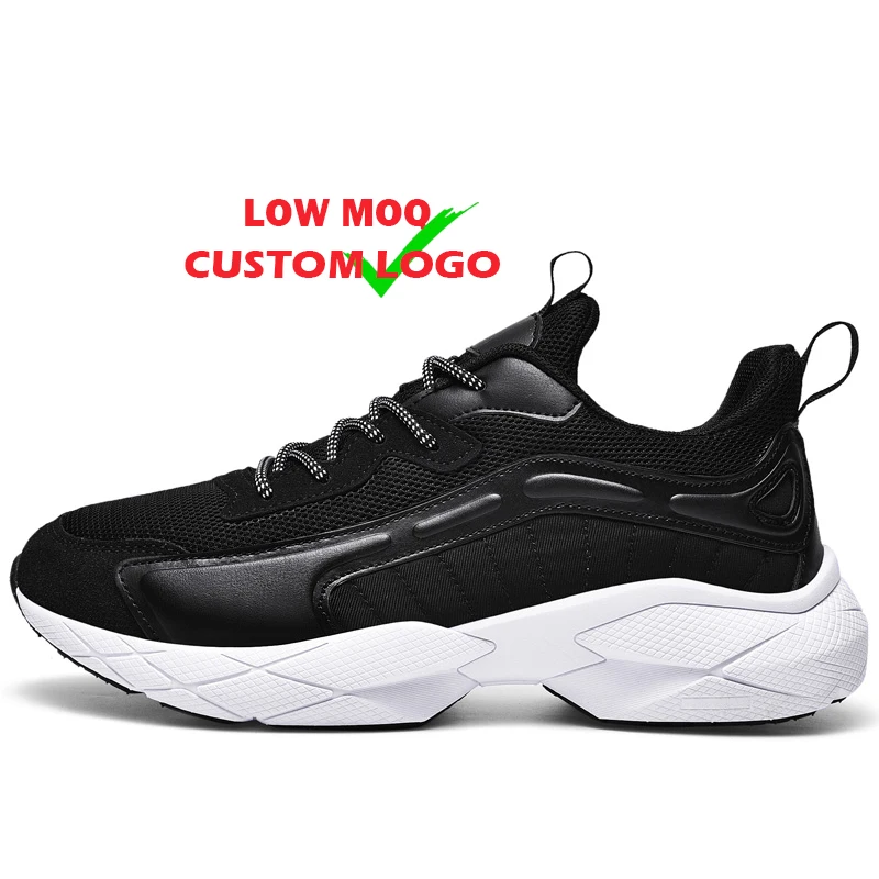 

The Top Material Microfiber Mesh Suede Lace-up Chaussures Hommes Men's Casual Jogging Fitness Trainers Shoes Fashion Sneakers