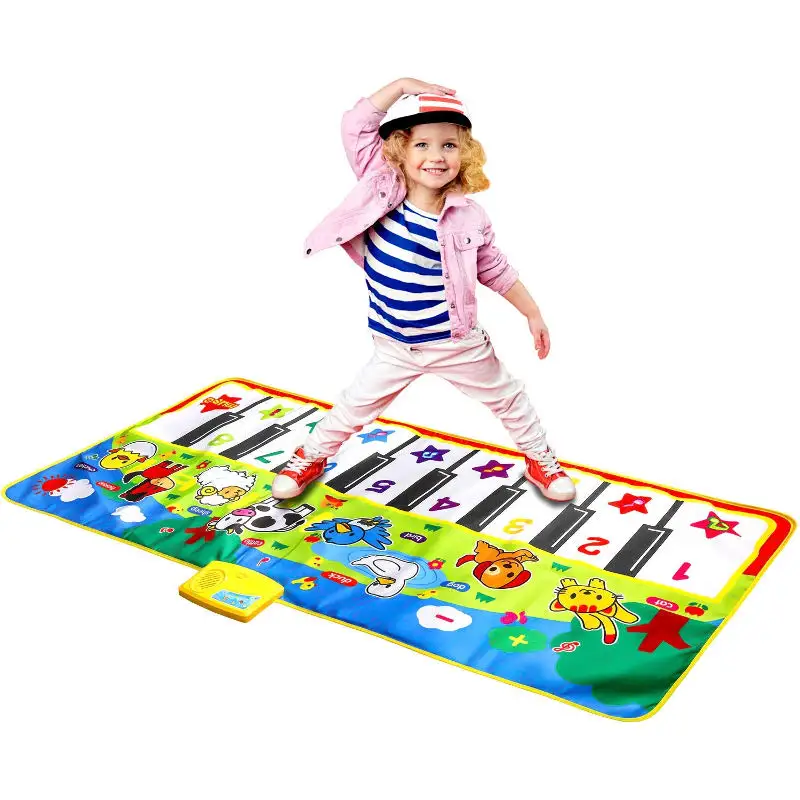 

Piano Mat 53" x 22in" Multi-Functional Musical Dancing Mat Kids ' toys