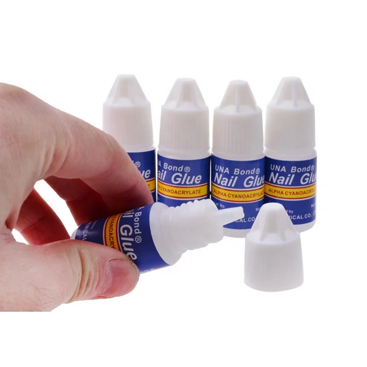 

Nail Supplies 3g Plastic Bottle Packed Acrylic Nail Glue Strong Strength Instant Dry Liquid Nail Gel Glue, As picture