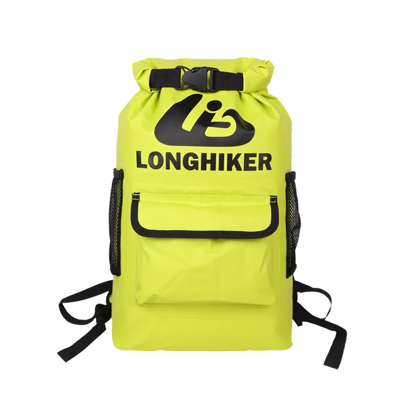 

Waterproof backpack roll top water proof bag for camping swimming hiking drifting