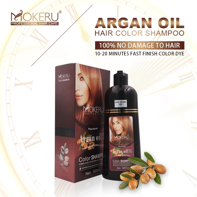 Argan Oil Best Fast Black Hair Color Shampoo Mokeru Permanent Dark Brown Hair Color Dye For Gray Hair Buy Best Fast Black Hair Color Shampoo Hair Color Dye For Gray Hair Argan Oil