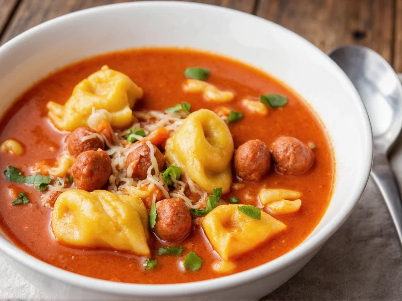 Perfect Tortellini Soup with Italian Sausage Recipe