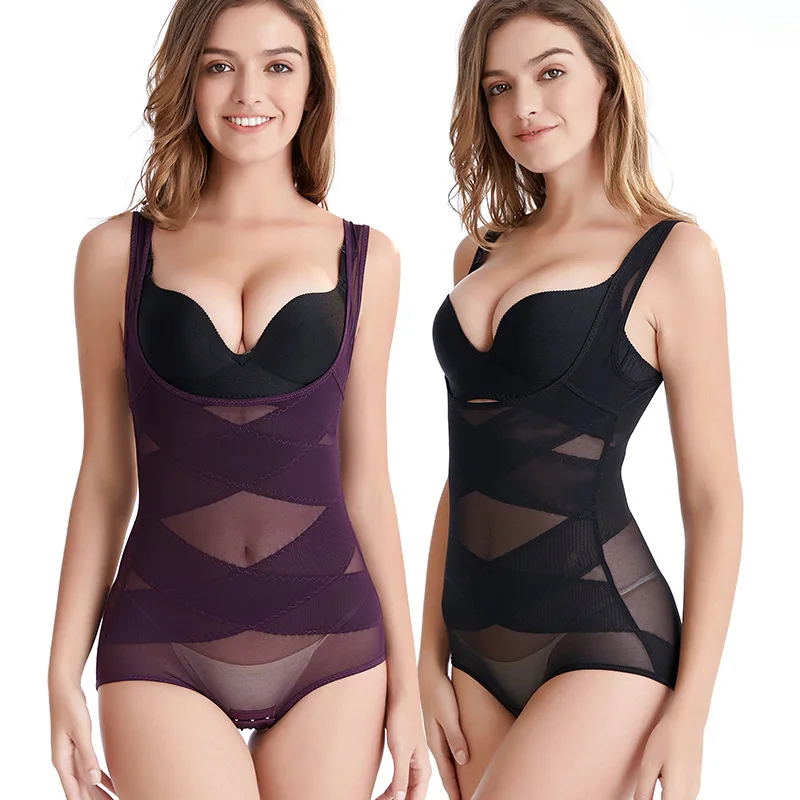 

Women Shapewear Bodysuit With Gathered Breasts And Hips Women'S Body Shaping Underwear Breathable And Quick-Drying Perspiration