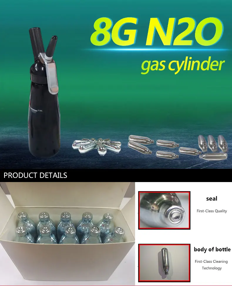 China Cheap Price Food Grade Nitrous Oxide 8g Cartridge Buy Nitrous