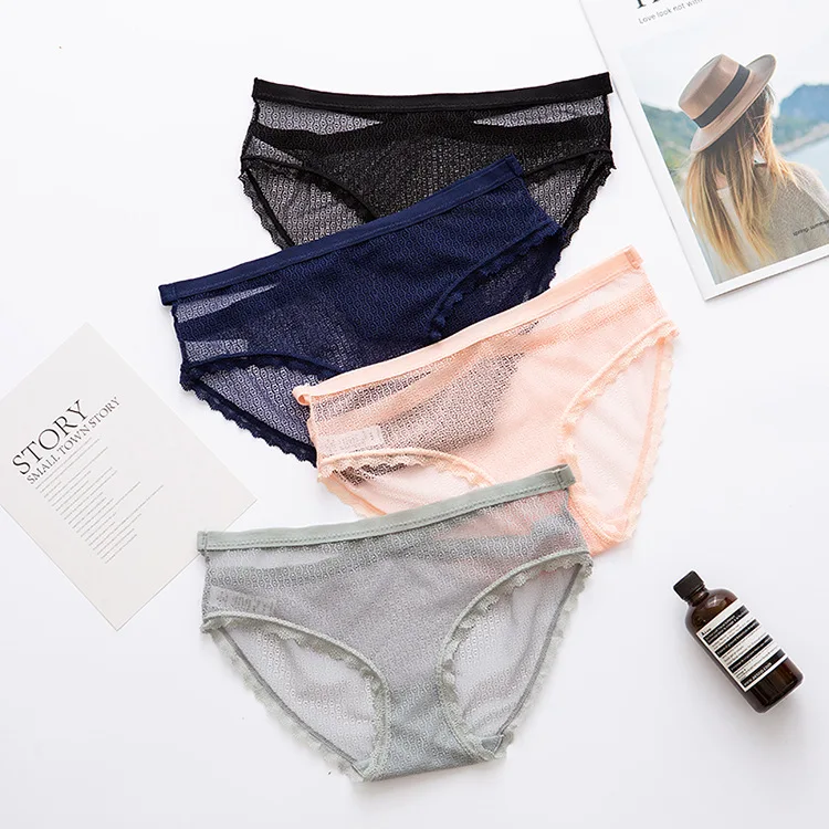 

Ladies hot lace transparent thong see through panties sexy in sexy lingerie, 8 color as pictures