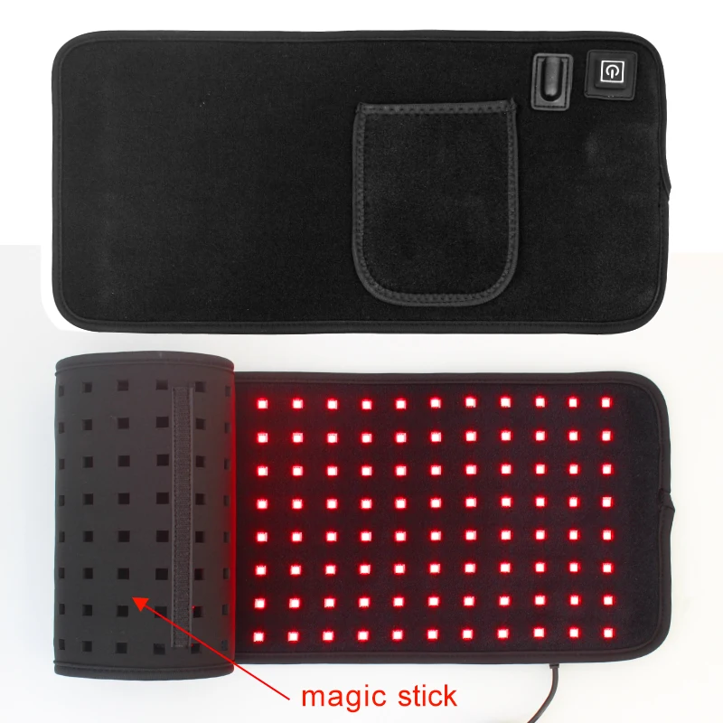 

Gerylove portable horse saddle mini massager balance pads 635/850nm led therapy pad 360 red light therapy arm wrap belt for body