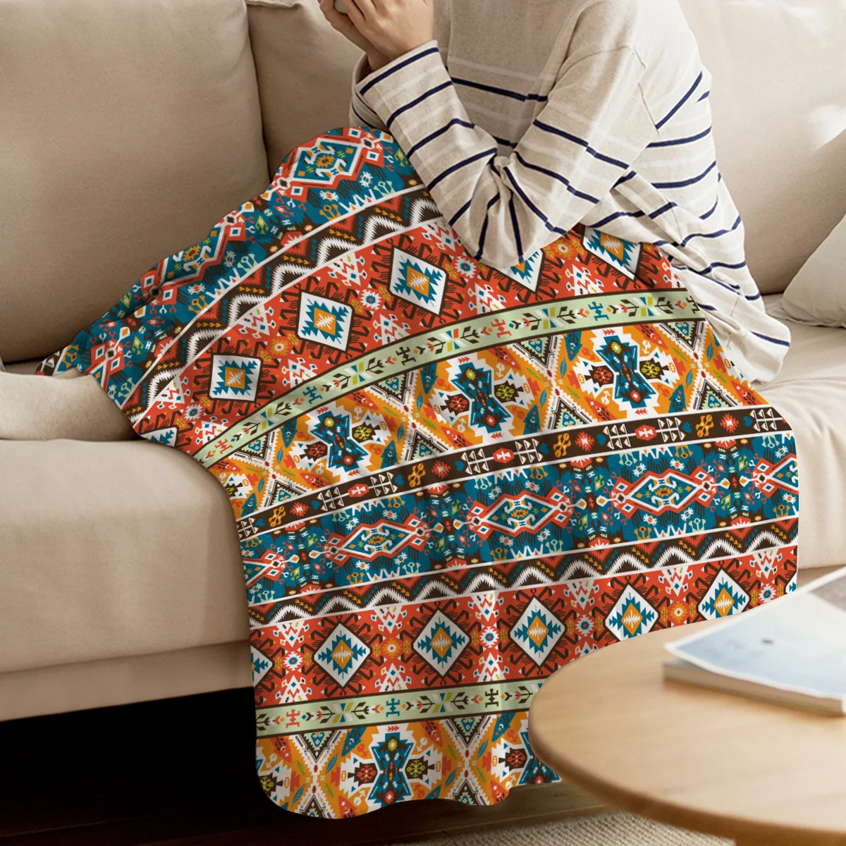 Wholesale Factory Direct Mexican Blanket In Bulk Mexico Blanket Flowers