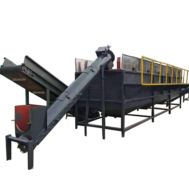 
recycling plastic jar scrap washing Waste plastic recycling PP PE PET film bags bottle washing tank 