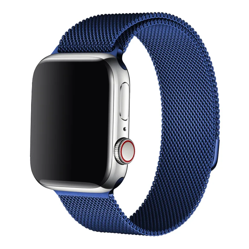 

Adjust Stretchable Bracelet Link Remover Chain Button Smart Wrist Metalic Metal Loop Watch Bands For Apple watch SE 6 5 4