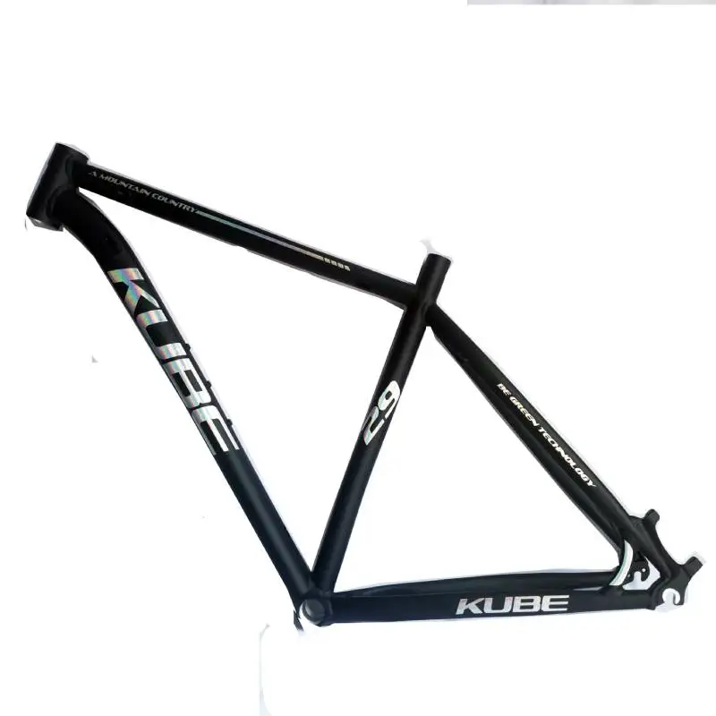 

Large size Blank 29er *17/19/21 inch bicycle frame MTB bike part frame super light Aluminum alloy frame Electric bicycle parts, Matt black ,gloss red
