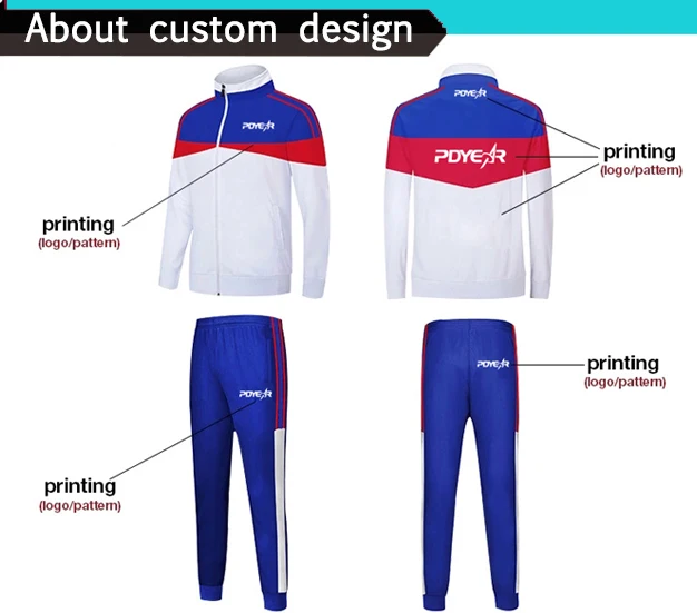 Dye Sublimated Team Running Wear Sportswear Custom Printing Training Jersey Clothes Uniform Set