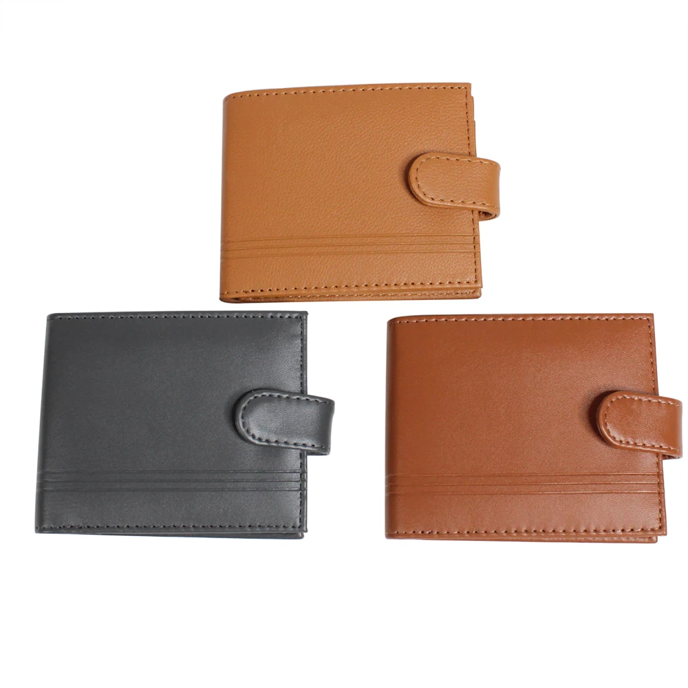 

Custom RFID wallet for men leather slim, 3 colors