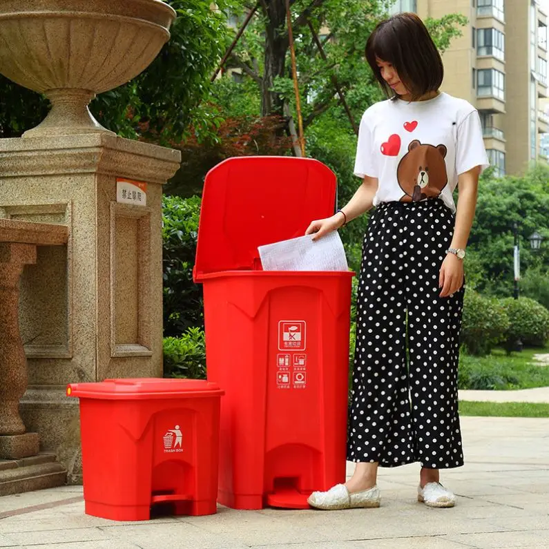 

100L 80L 50L 30L Reliable hot selling strong design plastic foot pedal bin