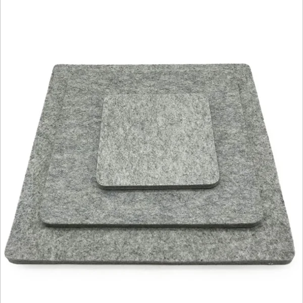 

Portable Ironing Mat Wool Pressing Mat 17 inch x 13.5 Inch Quilting Ironing Pad Designed for Quilting Sewing Pressing Seams, Grey