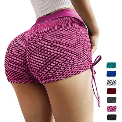 

2021 Hot Selling Women High Waisted Yoga Shorts Compression Workout Running Bike Shorts in Europe and America