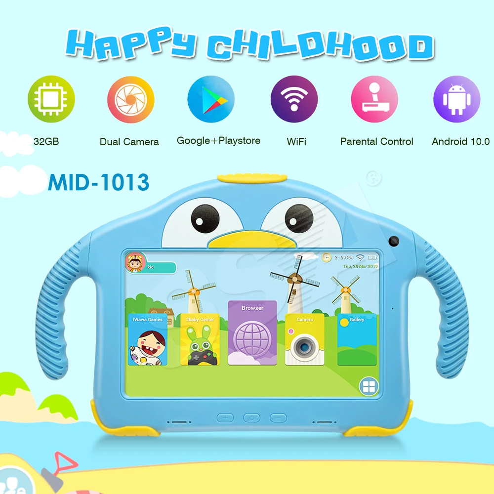 

Cheap Tablet Amazon Online 7 Inch 1+32GB Android 10.0 Gaming Tablet Pc Educational Kids Tablet For School, Pink/blue