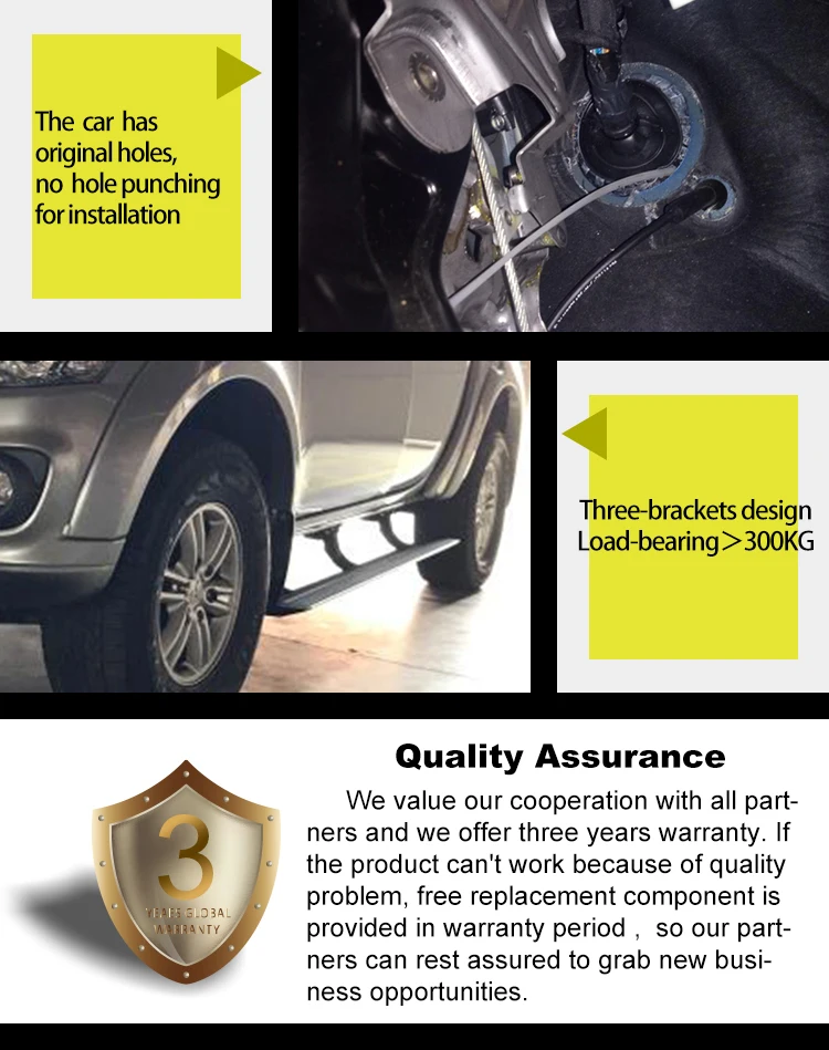 Waterproof Car Parts Electric Side Step Power Running Board For