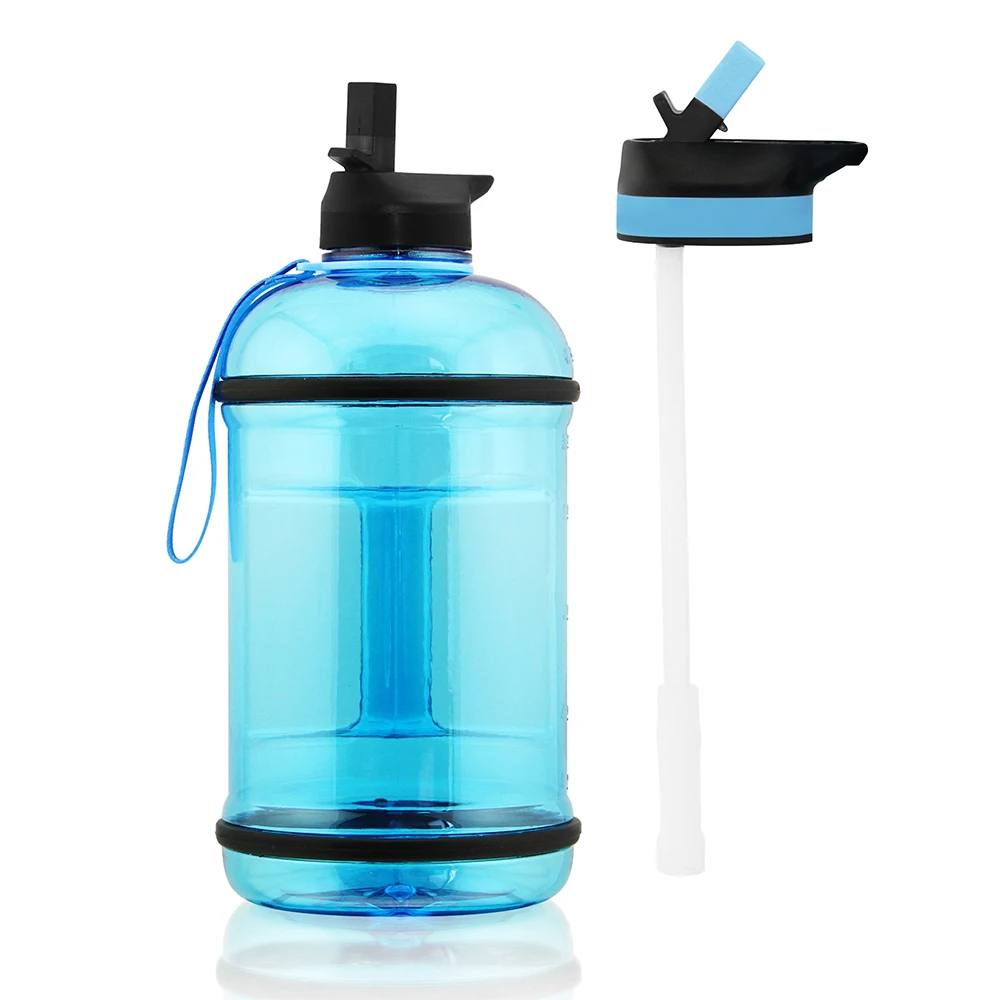 

2.2L PETG Water Bottle with Handle BPA Free Gym Water Bottle Half Gallon, Customized color