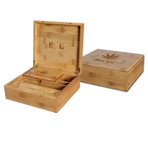 
Manufacture Price wooden smoking rolling box bamboo weed stash box  (62157055363)