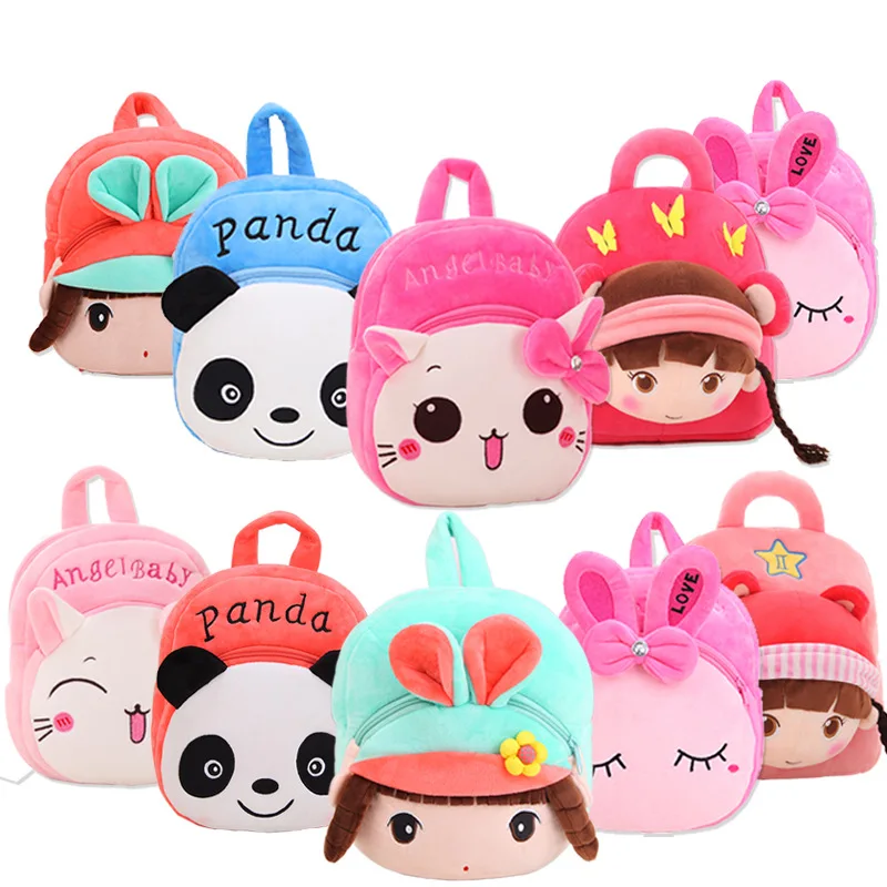 

New fashion Trendy Cute Cartoon Children School Bag Animal Plush mini Backpack Children Kids Unicorn Backpack, 18 color