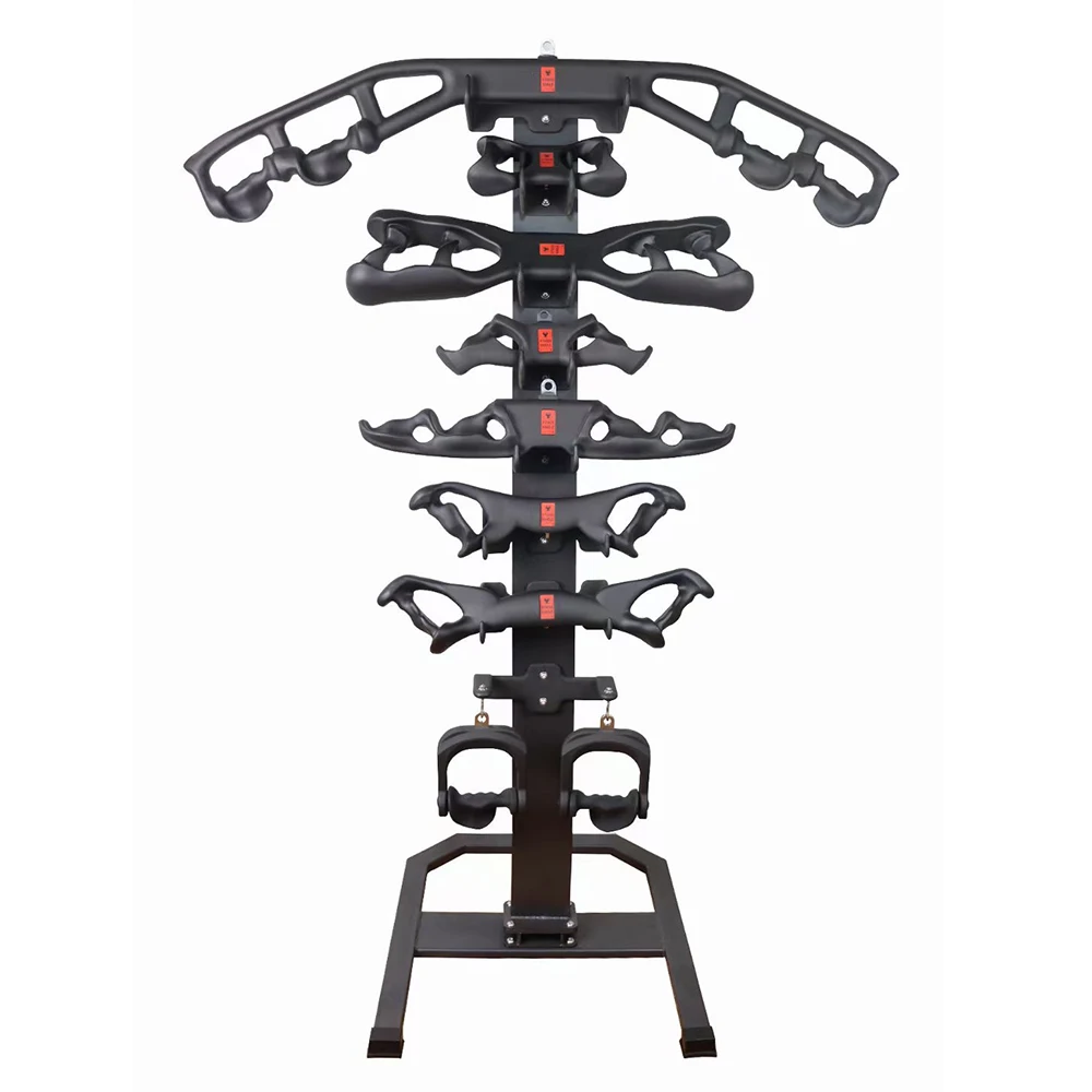 THYFIT New 8 Pieces Pull Down Rack Ergonomic Handle Mag Grips Gym Equipments