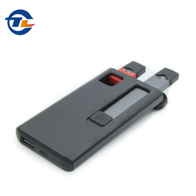 

2019 new KC battery jull power bank portable juule case charger, Black