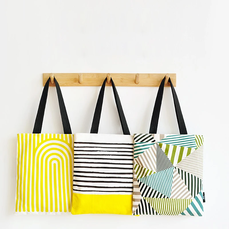 

fashion Foldable Shopping cotton canvas bag print, plain canvas tote bags