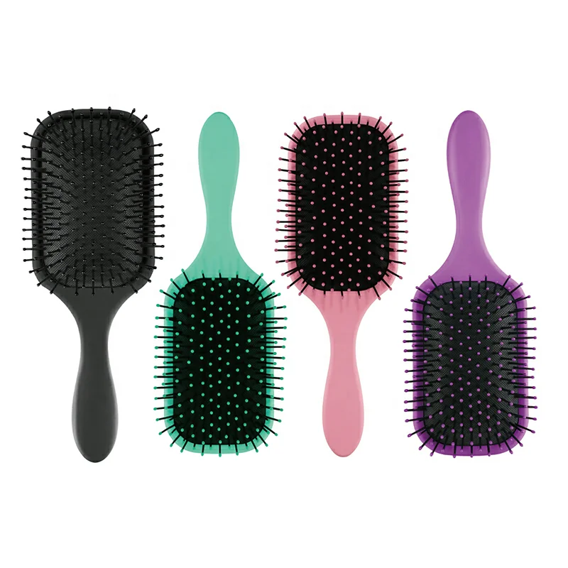 

Amazon Hot Selling Customized Logo Detangling Paddle Hair Brush for All Hair Types