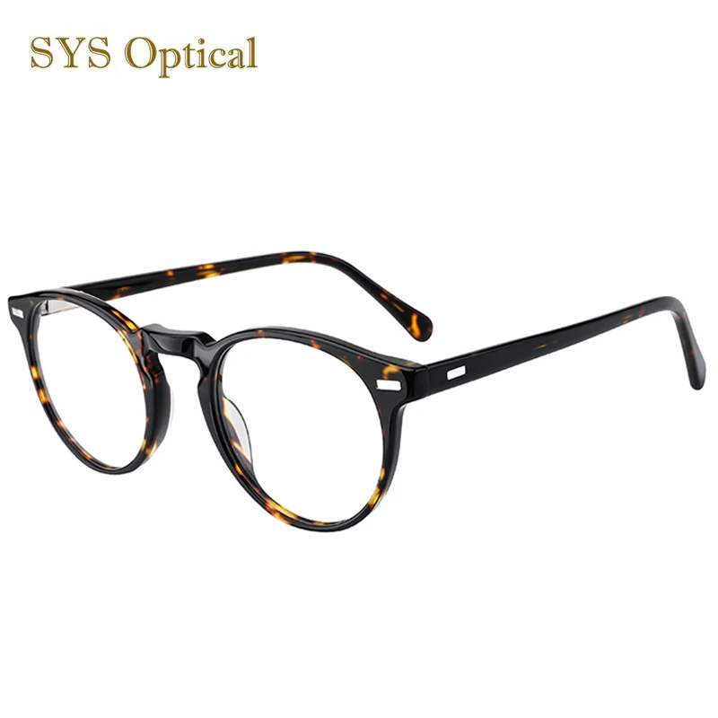 

2020 italy design hot selling retro eyeglass,colorful acetate spectacle optical frame, Black grey tortoise brown