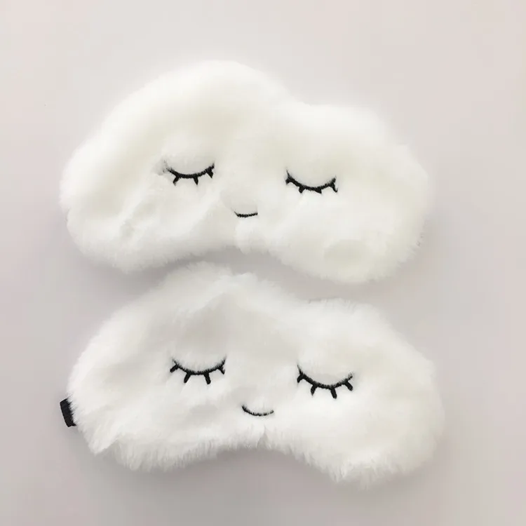 

Cute Cartoon Cloud Sleeping Sleep Mask Eye Shade Cover Funny Eye Mask, White,pink
