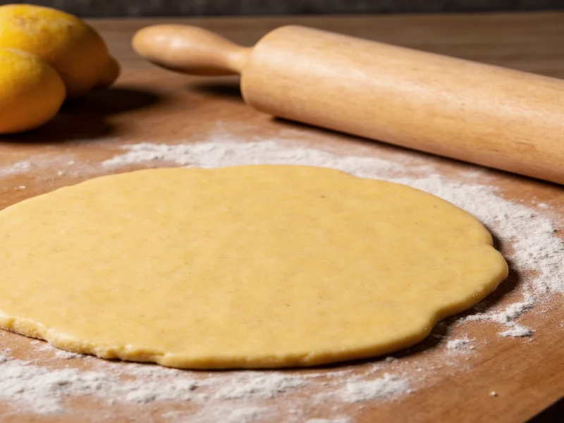 Rolling homemade animal cracker dough