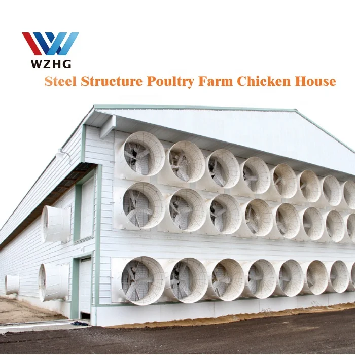 
2020 NEW DESIGN Automatic poultry farm shed prefab chicken farm building house for garden  (60834972450)