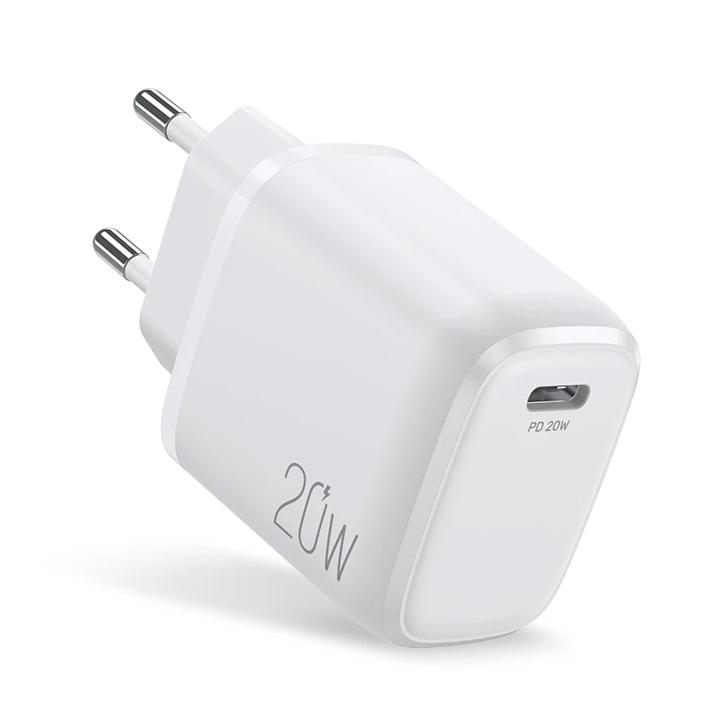 

Hot Selling 20w Type-c Pd Wall Charger Adapter For Apple Iphone 12 / X / Xr/8 Fast Charge, White