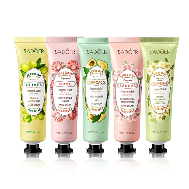 

Wholesale SADOER plant extract best whitening moisturizing hand cream for female