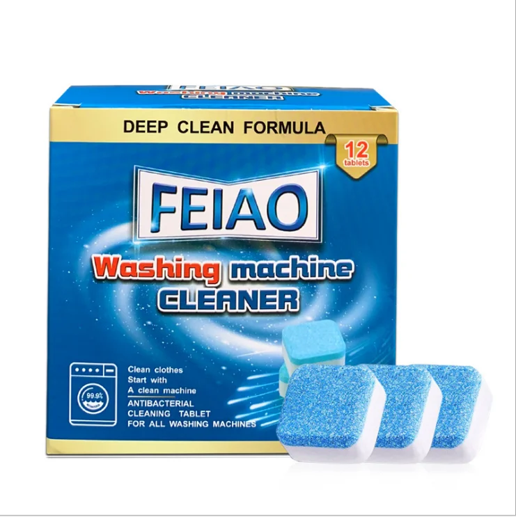 

16pcs Washing Machine Mini Cleaner Tablets Washer Cleaning Descaling Detergent Effervescent Tablet Cleaning Products
