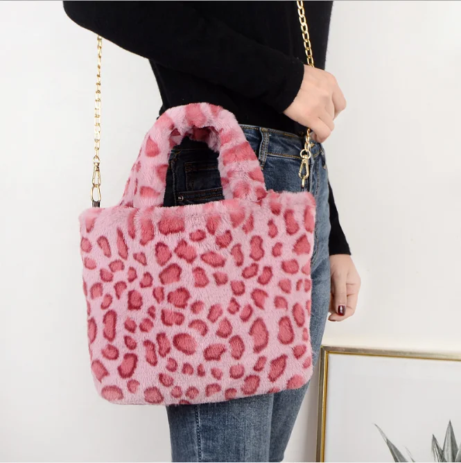 pink leopard print bolsa