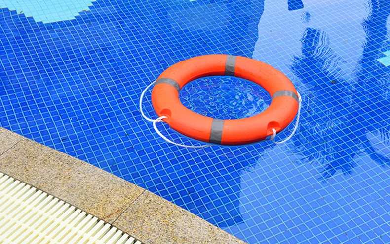 Flashing for pool life saver