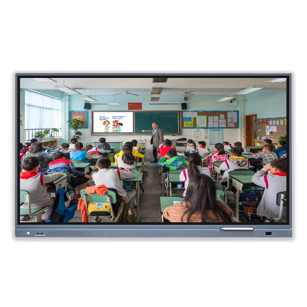 

55" 65" 75" 85" 98" Education/teach interactive flat panel display for classroom