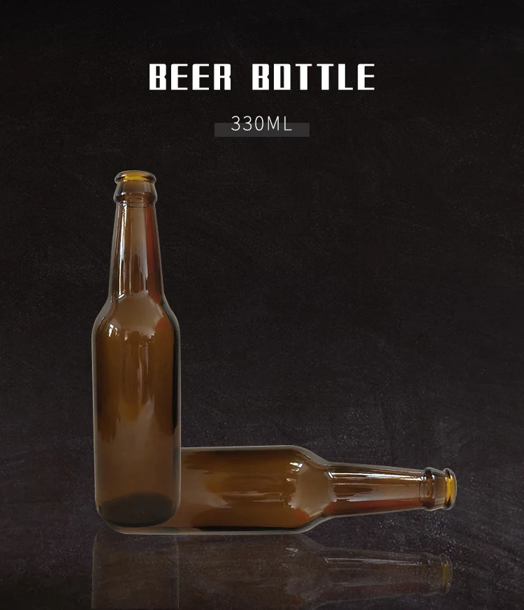 _01.jpg OF Custom Made Amber / Clear/ Green / Blue 250ml 330ml 500ml 600ml 1000ml Empty Glass Beer Bottle