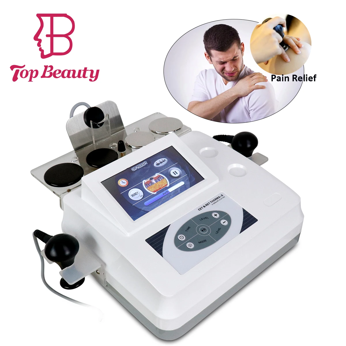 

tecar physiotherapi machine for muscle relaxed and pain relief