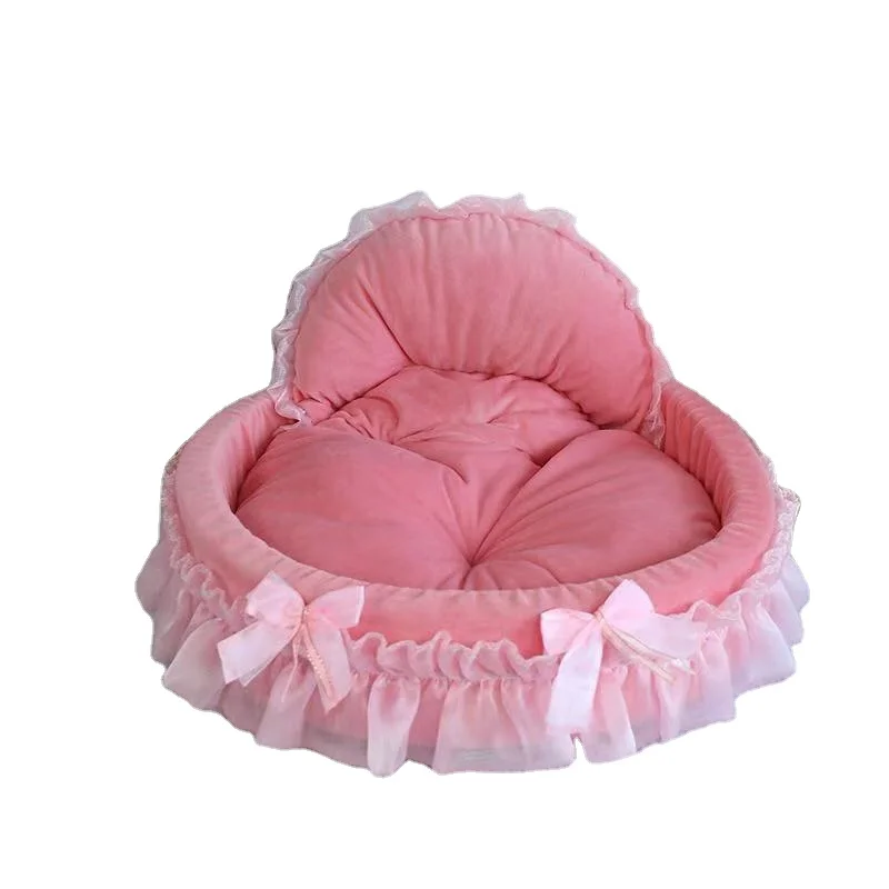 

Newest fashion paw pet bed plush winter warm comfortable teddy dog sleep nest wholesale, Picture