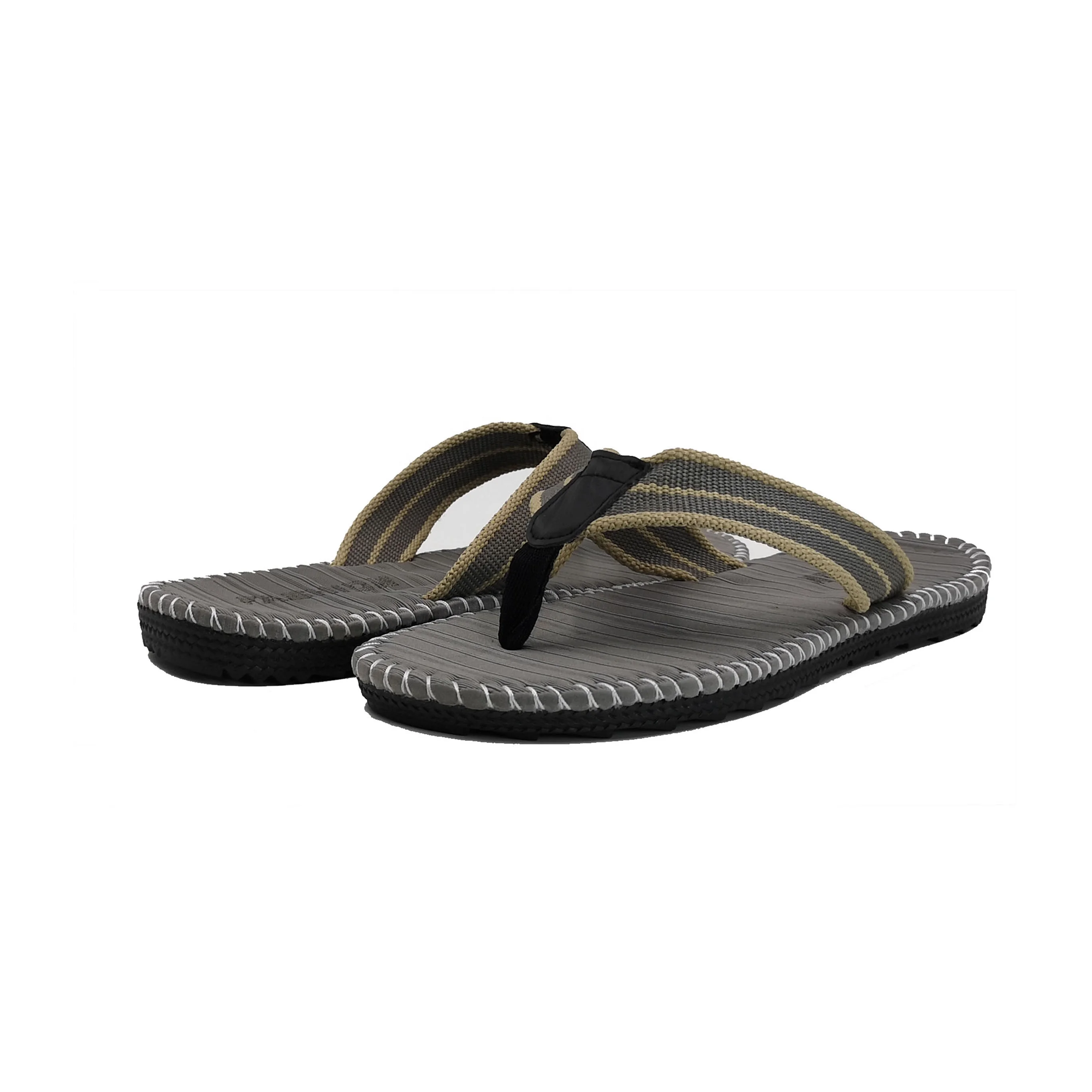 

Fashion Webbing Strap EVA Sole Slipper Cheap Price Summer Beach Flip Flops for Men