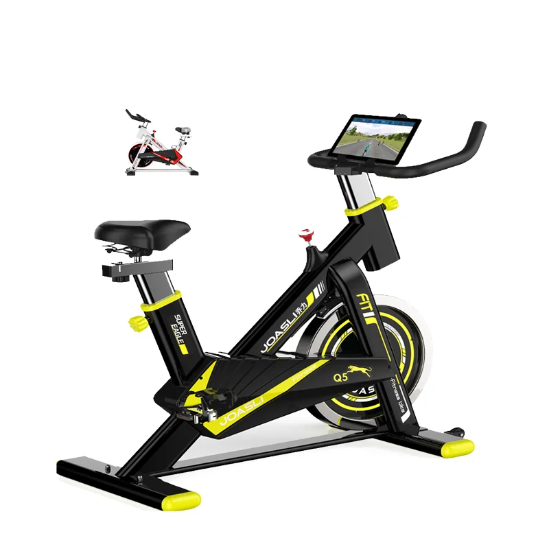 

JOASLI schwinn luxury exercise parts keiser sunny transformer cardio master spin bike onsola professional power meter, Black,yellow
