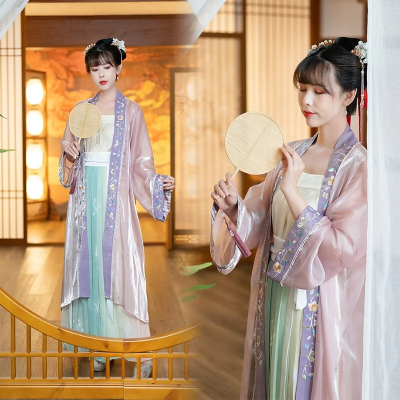 

Hanfu Chinese historical styles ancient costume Han Dynasty Embroidery women Hanfu traditional chinese clothing