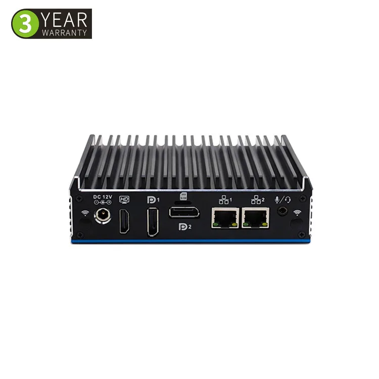 

2021 Super Gemini Lake Micro Computer J4125 for Business Win 10 Fanless Mini PC