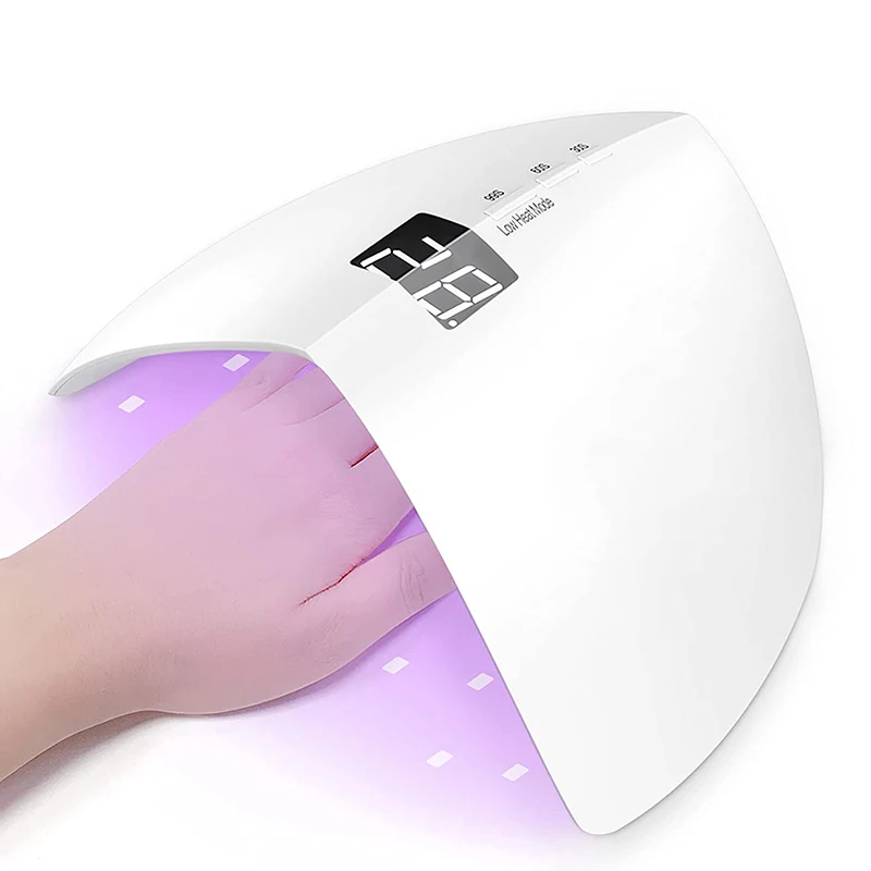 

OEM manufacture 54w mini cure gel nail light station travel uv led nail lamp dryer